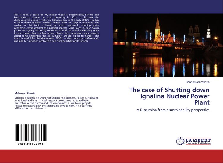 Produktbild: The case of Shutting down Ignalina Nuclear Power Plant