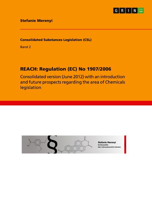 Produktbild: REACH: Regulation (EC) No 1907/2006
