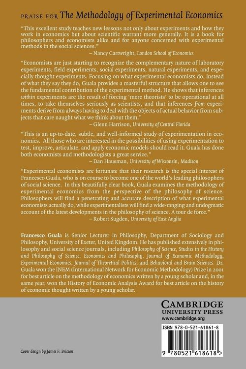Produktbild: The Methodology of Experimental Economics