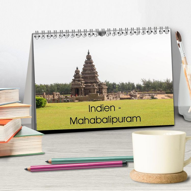 Produktbild: Indien - Mahabalipuram (Tischkalender 2026 DIN A5 quer), CALVENDO Monatskalender