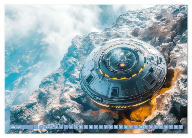 Produktbild: Science Fiction - Fremdartige V&ouml;lker und deren Spuren (hochwertiger Premium Wandkalender 2026 DIN A2 quer), Kunstdruck in Hochglanz