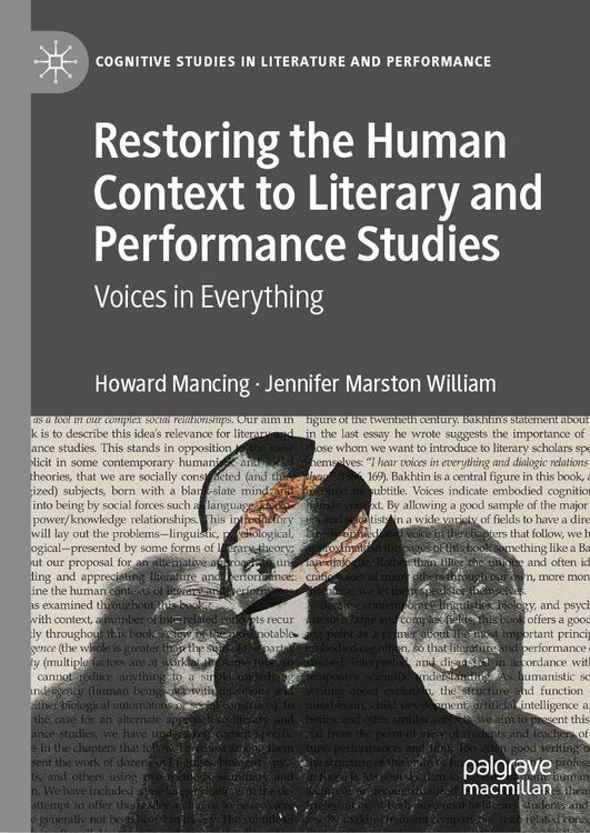 Produktbild: Restoring the Human Context to Literary and Performance Studies