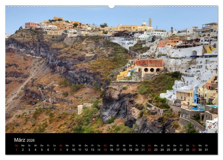 Produktbild: Die Kykladen (hochwertiger Premium Wandkalender 2026 DIN A2 quer), Kunstdruck in Hochglanz