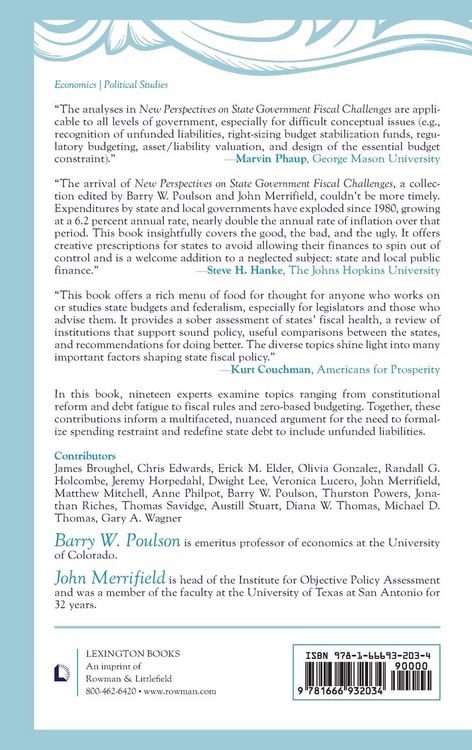 Produktbild: New Perspectives on State Government Fiscal Challenges