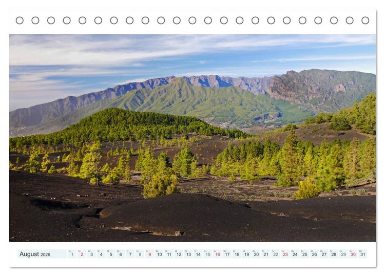 Produktbild: La Palma. Wandern, Flanieren und Genie&szlig;en (Tischkalender 2026 DIN A5 quer), CALVENDO Monatskalender