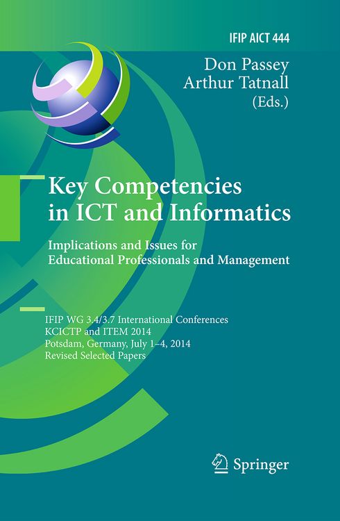 Produktbild: Key Competencies in ICT and Informatics: Implications and Issues for Educational Professionals and Management
