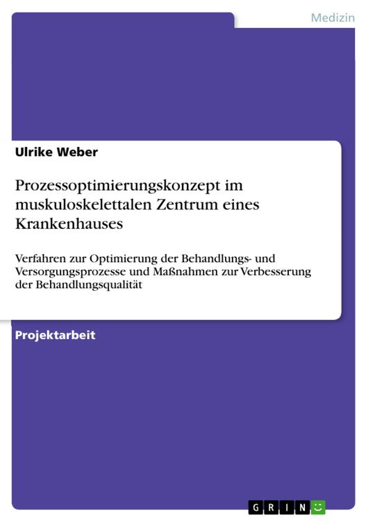 Produktbild: Prozessoptimierungskonzept im muskuloskelettalen Zentrum eines Krankenhauses