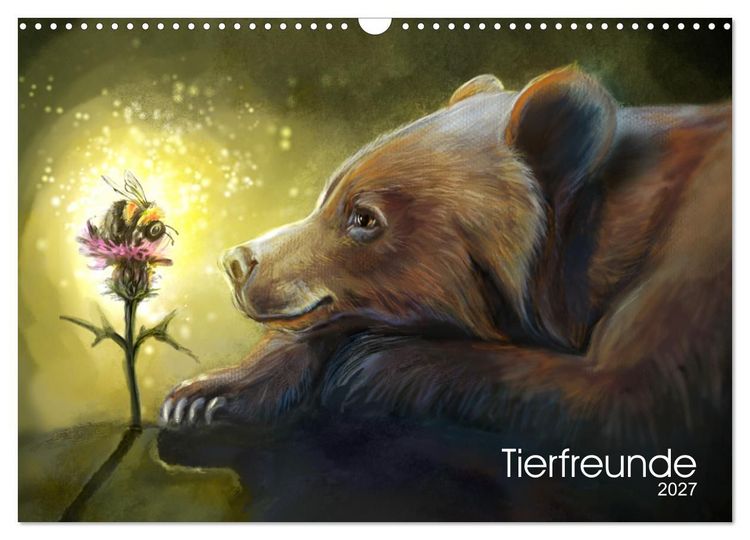 Produktbild: Tierfreunde (Wandkalender 2027 DIN A3 quer), CALVENDO Monatskalender