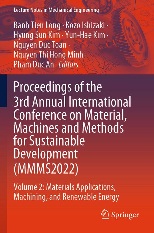 Produktbild: Proceedings of the 3rd Annual International Conference on Material, Machines and Methods for Sustainable Development (MMMS2022)