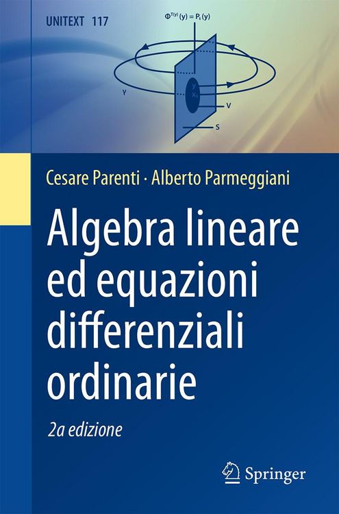 Produktbild: Algebra lineare ed equazioni differenziali ordinarie