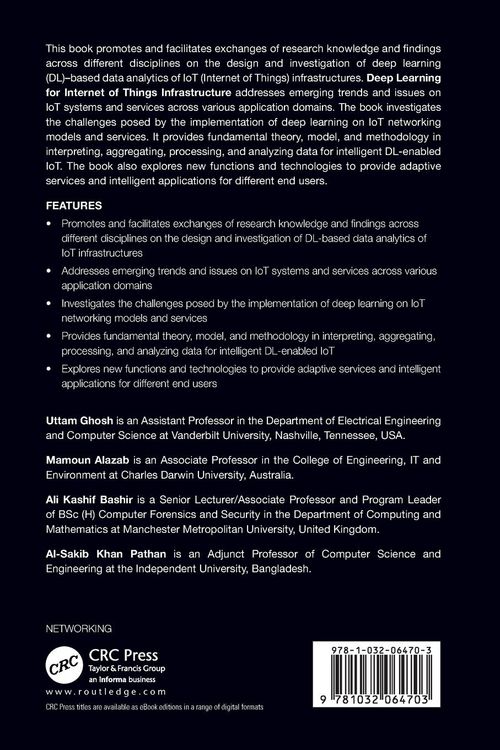 Produktbild: Deep Learning for Internet of Things Infrastructure