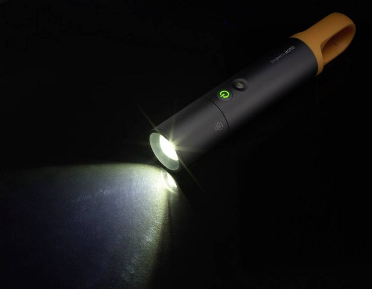 Produktbild: HOTO HTE0015GL Handlampe verstellbar, Einstellbare Punktgr&ouml;&szlig;e Li-Ionen Akkus 1000 lm 24 h 160 g
