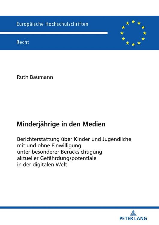 Produktbild: Minderj&auml;hrige in den Medien