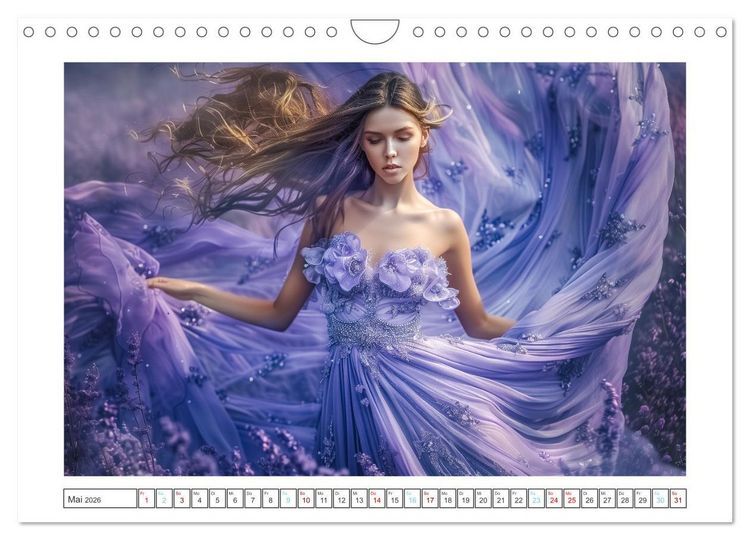 Produktbild: Zarte Verf&uuml;hrung (Wandkalender 2026 DIN A4 quer), CALVENDO Monatskalender