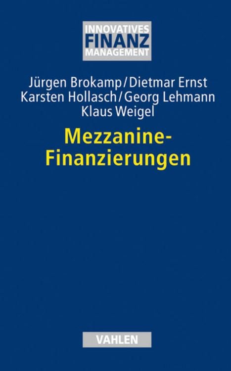 Produktbild: Mezzanine-Finanzierungen