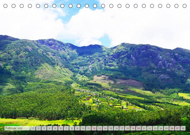 Produktbild: S&uuml;dindien - Naturparadies in den Bergen (Tischkalender 2022 DIN A5 quer)