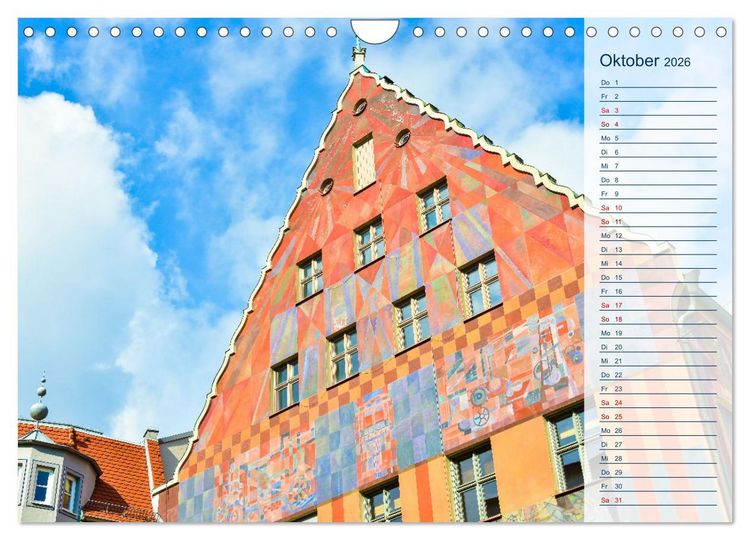 Produktbild: Romantisches Augsburg (Wandkalender 2026 DIN A4 quer), CALVENDO Monatskalender