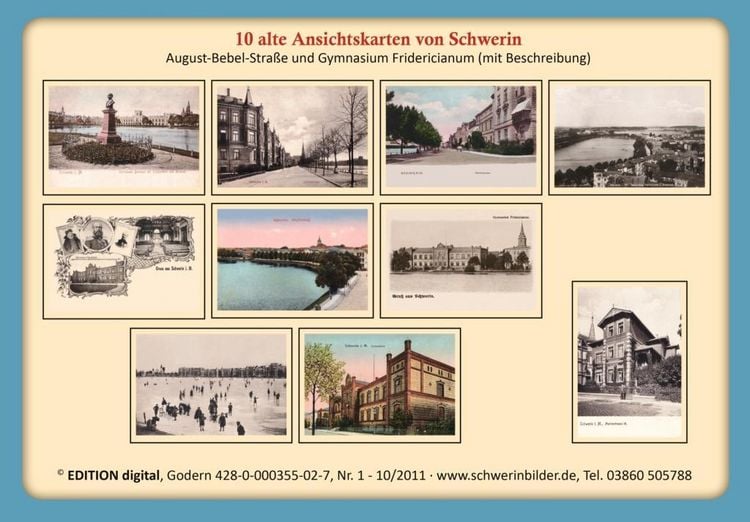 Produktbild: 10 alte Ansichtskarten von Schwerin