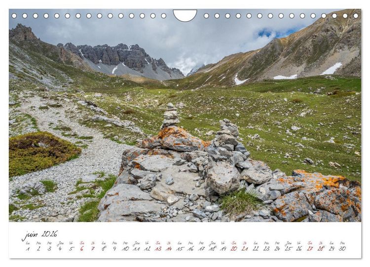 Produktbild: Le col de l'Izoard sur la route des Grandes Alpes (Calendrier mural 2026 DIN A4 vertical), CALVENDO calendrier mensuel