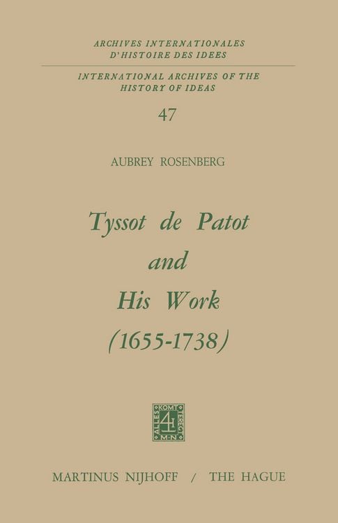 Produktbild: Tyssot De Patot and His Work 1655 &ndash; 1738