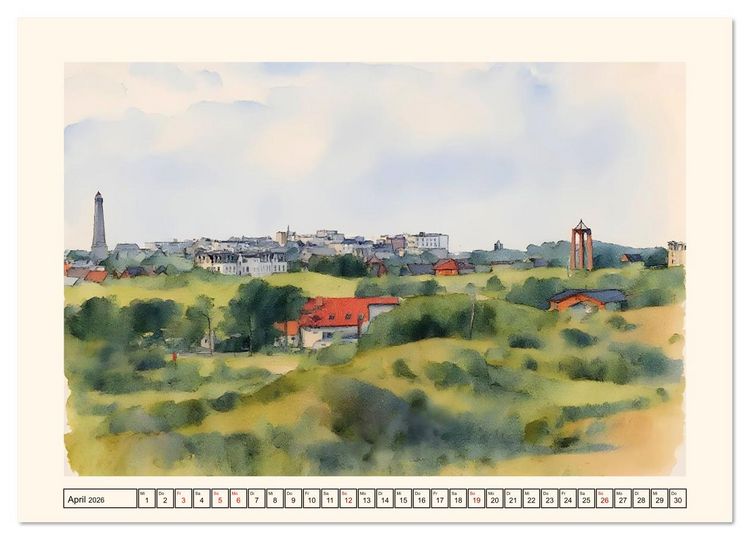 Produktbild: Reise durch Ostfriesland (hochwertiger Premium Wandkalender 2026 DIN A2 quer), Kunstdruck in Hochglanz