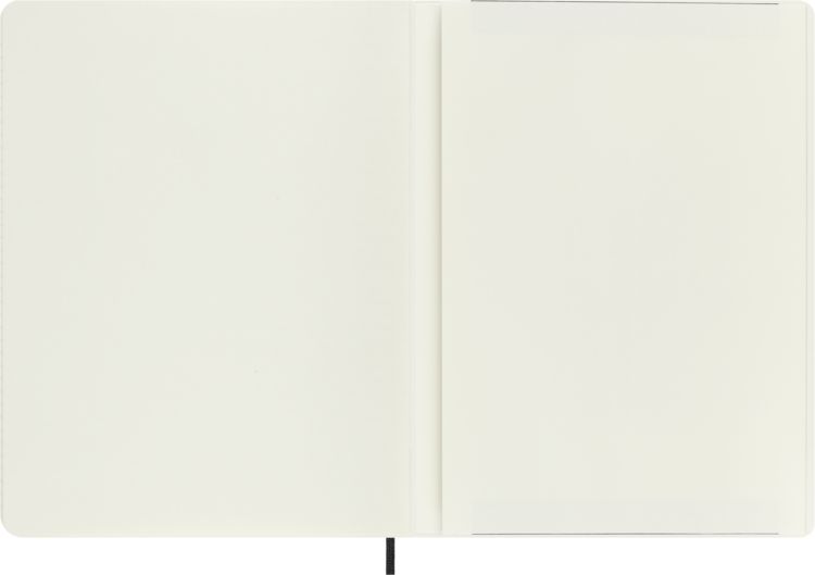 Produktbild: Moleskine Vegea Boa Notizbuch, XL, liniert, weicher Einband, schwarz, in Box