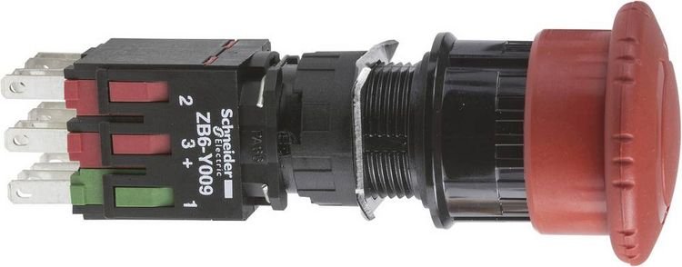 Produktbild: Schneider Electric XB6AS8349B Not-Aus-Schalter 1St.