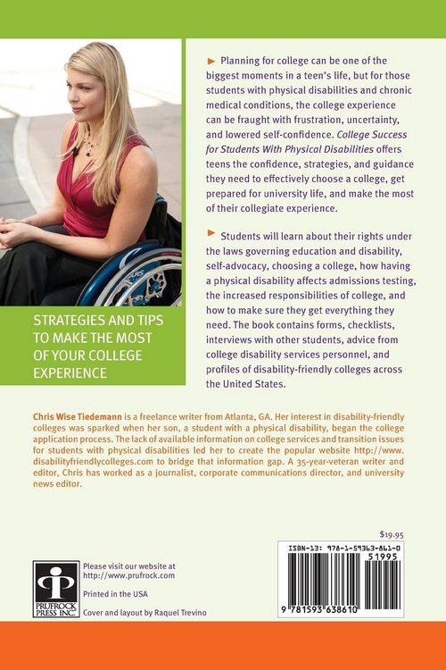 Produktbild: College Success for Students With Physical Disabilities