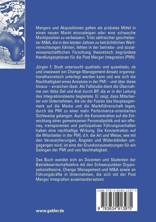 Produktbild: Nachhaltigkeit in der Post Merger Integration