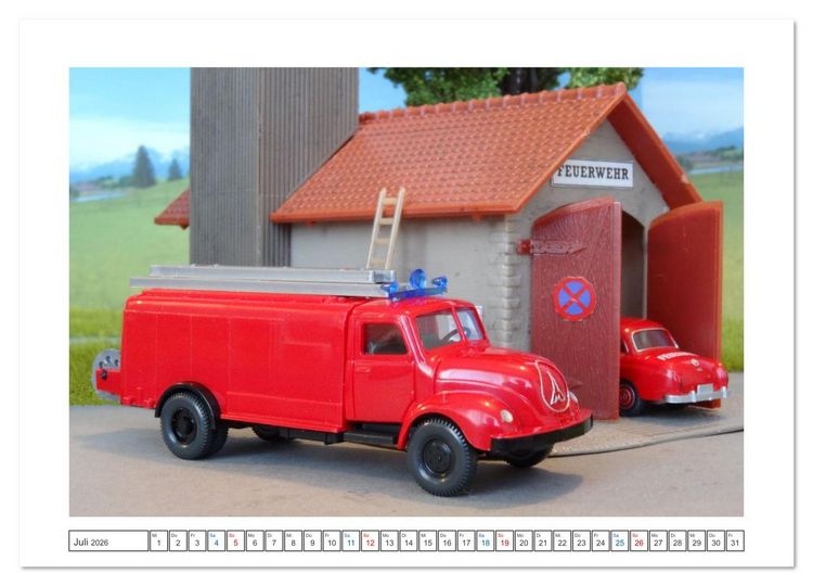 Produktbild: Architektur in Miniatur (hochwertiger Premium Wandkalender 2026 DIN A2 quer), Kunstdruck in Hochglanz