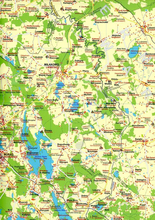 Produktbild: Landkarte Ermland/Oberland 1 : 100.000