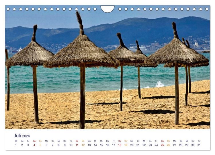 Produktbild: Mallorca - Meine Insel (Wandkalender 2026 DIN A4 quer), CALVENDO Monatskalender