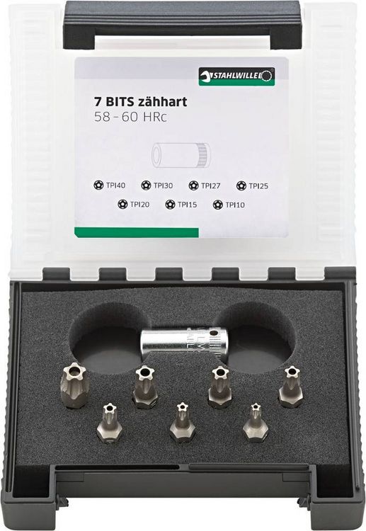 Produktbild: Stahlwille 1204/8N 5 STERN BITS-SET 96081113 Bit-Set