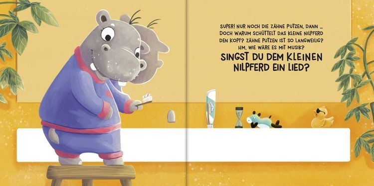 Produktbild: H&uuml;pf in die Wanne, kleines Nilpferd!