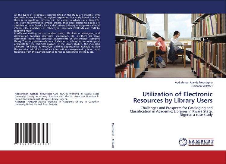 Produktbild: Utilization of Electronic Resources by Library Users