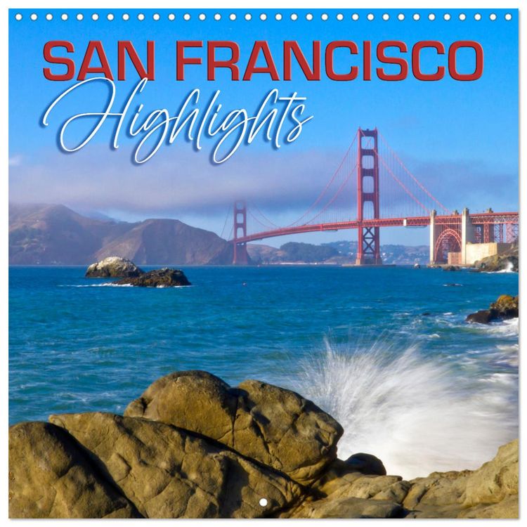 Produktbild: SAN FRANCISCO Highlights (Wall Calendar 2026 12 &times; 12 Inch) CALVENDO 12 Month Wall Calendar
