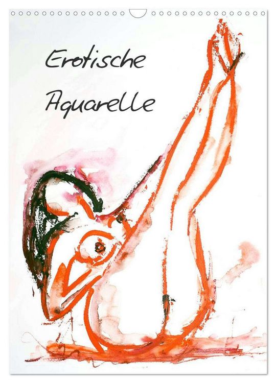 Produktbild: Erotische Aquarelle (Wandkalender 2026 DIN A3 hoch), CALVENDO Monatskalender