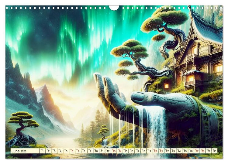 Produktbild: Nature Genesis - The hand of life (Wall Calendar 2026 DIN A3 landscape), CALVENDO 12 Month Wall Calendar