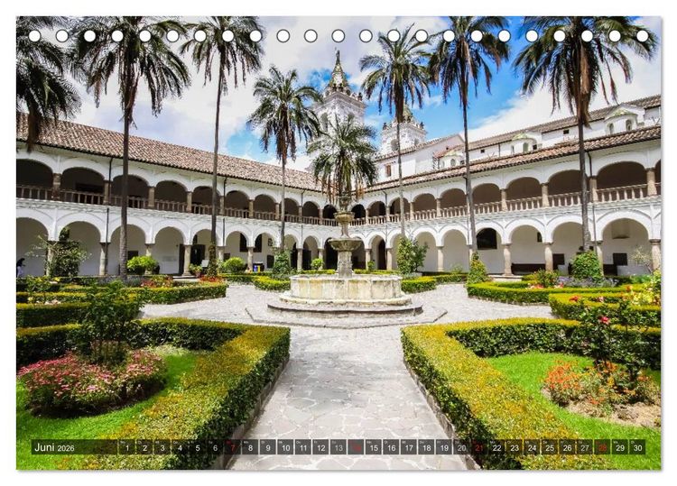 Produktbild: Ecuador 2026 Zwischen Hochland und K&uuml;ste (Tischkalender 2026 DIN A5 quer), CALVENDO Monatskalender
