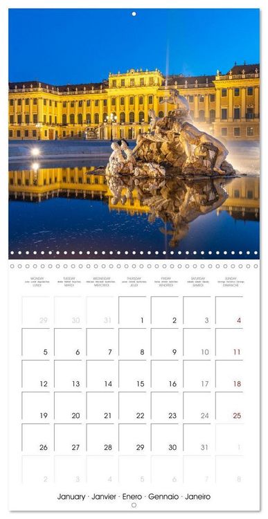 Produktbild: Austria - Vienna (Wall Calendar 2026 12 &times; 12 Inch) CALVENDO 12 Month Wall Calendar