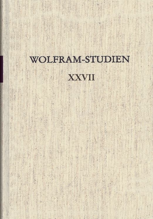 Produktbild: Wolfram-Studien XXVII