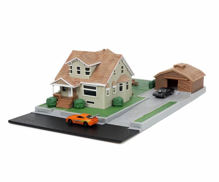 Produktbild: JADA TOYS F&F Nano Dom's House Display Diorama 1:24 Modellauto