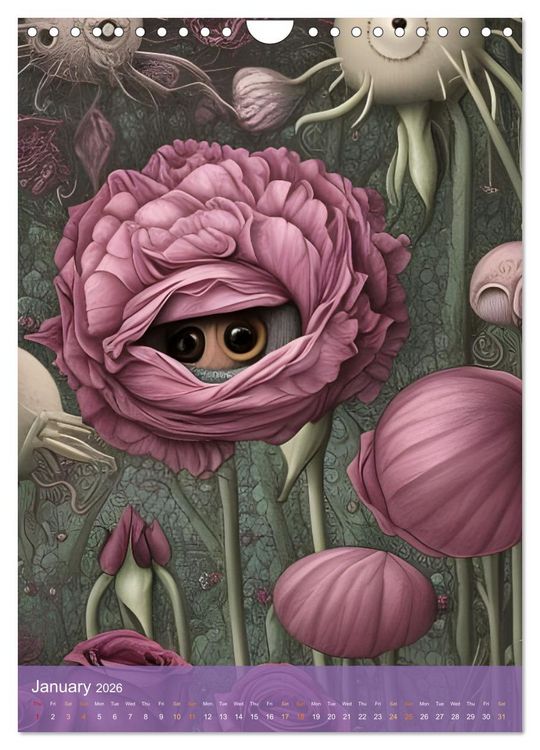 Produktbild: Enchanted Eyes (Wall Calendar 2026 DIN A4 portrait), CALVENDO 12 Month Wall Calendar