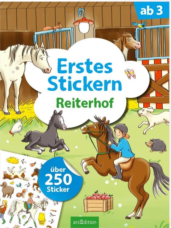 Bild vom Artikel Erstes Stickern – Reiterhof vom Autor Petra Theissen