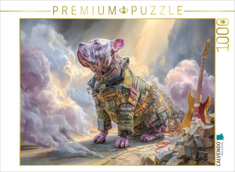 Produktbild: CALVENDO Puzzle Punkerhunde | 1000 Teile Lege-Gr&ouml;&szlig;e 64x48cm Foto-Puzzle f&uuml;r gl&uuml;ckliche Stunden