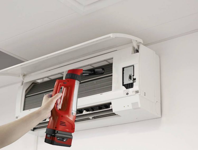 Produktbild: TOOLCRAFT CWC-L0120 / TAWB-200 Fenstersauger Schwarz, Rot