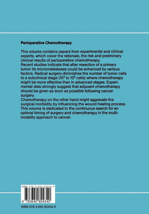 Produktbild: Perioperative Chemotherapy