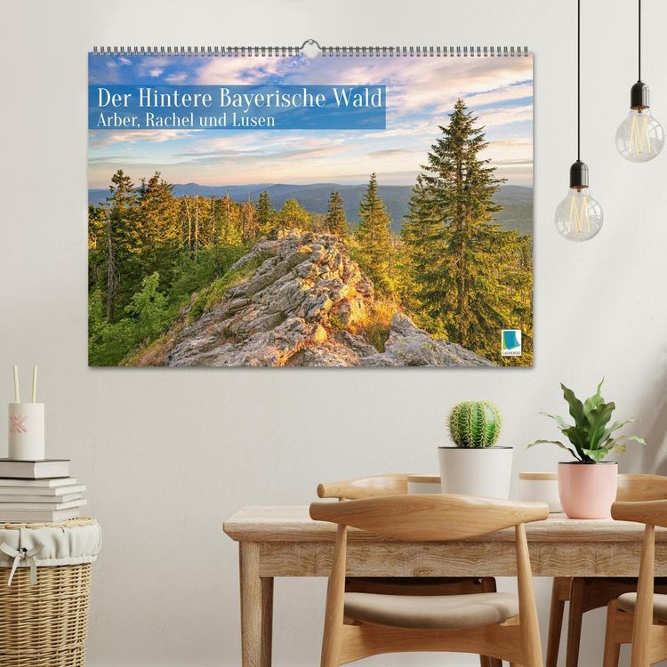 Produktbild: Arber, Rachel und Lusen: Der Hintere Bayerische Wald (Wandkalender 2026 DIN A2 quer), CALVENDO Monatskalender