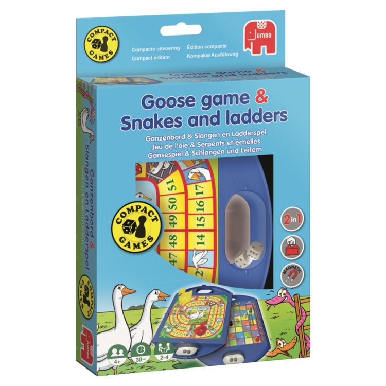 Produktbild: G&auml;nsespiel & Schlangen und Leitern Kompaktspiel