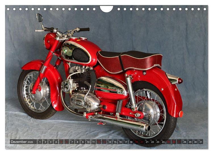 Produktbild: Puch 250 SGS Motorrad - Oldie aus &Ouml;sterreich (Wandkalender 2026 DIN A4 quer), CALVENDO Monatskalender